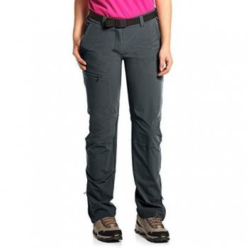 Maier Sports Women's Inara Slim Lightweight Quick-Dry Outdoor Pants - Gray - Size 17