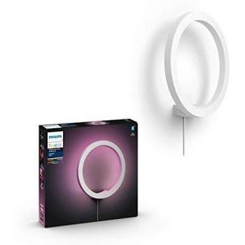Philips Hue Sana Lámpara de Pared LED RGBW, 20W, 1500lm, Dimmable, Ambiance Blanca y Color