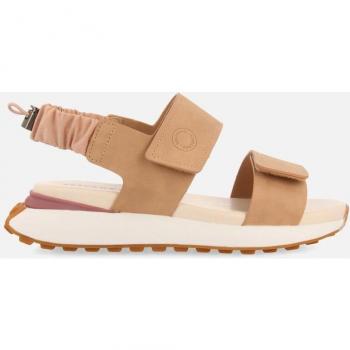 Sandalias deportivas nude con detalle trasero fruncido elástico para mujer Fratar