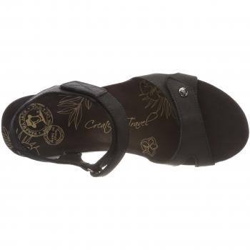 Panama Jack Sulia Basics, Sandalia con Pulsera Mujer, Negro