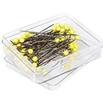 Alfa A6025 - Alfileres de costura extra largos para patchwork, acero inoxidable