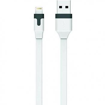 Cable USB Muvit io Apple Lightning MFI 2.4A 2m blanco