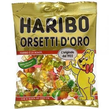 Gomitas Frutales Ositos Dorados Haribo 200g x 5 unidades