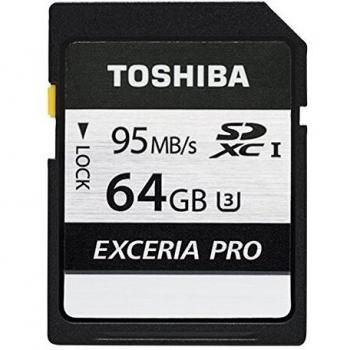 Toshiba EXCERIA PRO - N401 64GB SDXC UHS-I Clase 3 memoria flash - Tarjeta de memoria