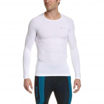 Odlo Evolution Light - Top interior térmico para hombre, Color Blanco, Talla S