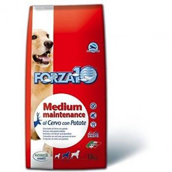 Forza 10 Medium Maintenance Ciervo 15 kg - Alimento completo para perros adultos de tamaño mediano