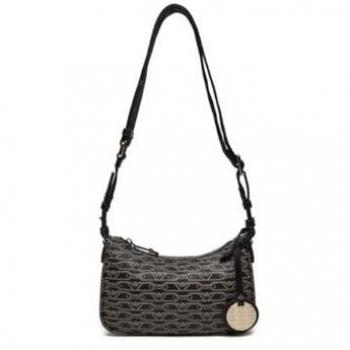 Bandolera de mujer Emporio Armani monogram negro tamaño único