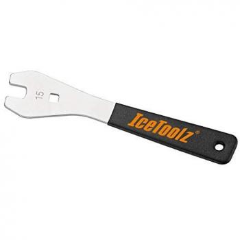 IceToolz 15 mm con hundle Pedal Wrench, Negro, M