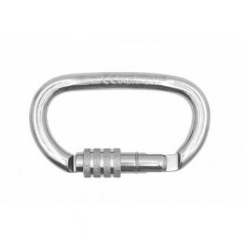 Mosquetón Ovalado Inoxidable con Rosca KONG 110 mm Unisex