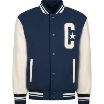 Chaqueta Varsity Infantil Converse Azul Marino