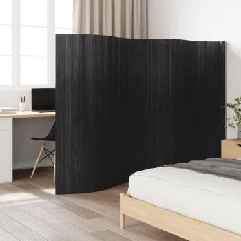 Biombo divisor de bambú gris 165x400 cm vidaXL