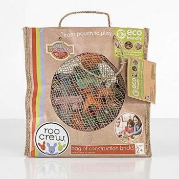 Cefa Toys Eco-Wood Bloques de Construcción 50 Piezas