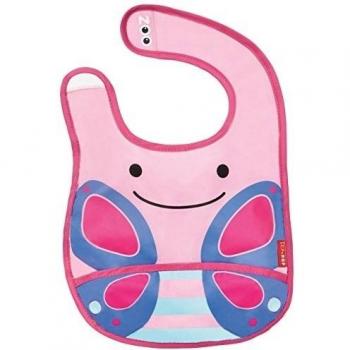Skip Hop Zoo - Babero, diseño butterfly, multicolor