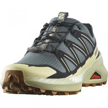 Zapatillas de Trail Running Salomon Speedcross Peak Gris Oscuro y Amarillo Pálido 45(1/3)