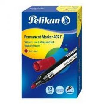 Marcador Permanente Pelikan 947671 Rojo 10 p