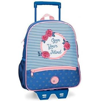 ROLL ROAD Rose Mochila pequeña con carro