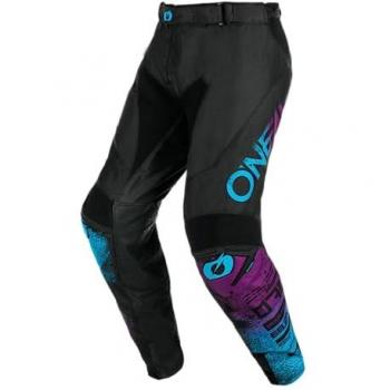 O'Neal Pantalones de Motocross Mayhem Scarz Negro-Azul