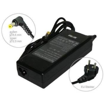 80W Alimentador Cargador Notebook AC Power compatible con Fujitsu Siemens LifeBook C4110 C4310 C6632 C6659 C6661 E2000 E2010 E4000D E4010 E4010D, con eurocable