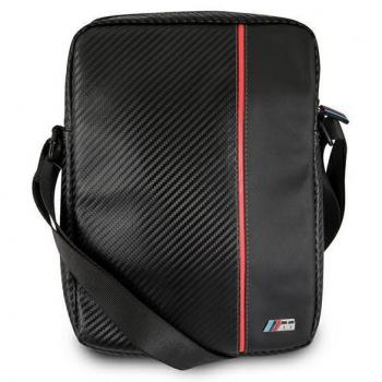 Bolsa de Tablet BMW 10 Carbono con Rayas Rojas