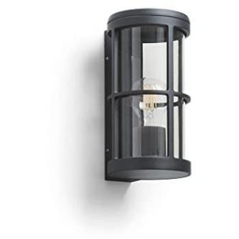 Aplique de Pared/Techo Novolux Lighting LUG - Uso Exterior - E27 18W IP54 - Aluminio - H23 Cm - Antracita