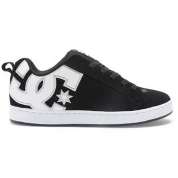 Zapatillas Court Graffik para Mujer - DC Shoes, Diseño Clásico en Negro y Blanco, Talla EU 36