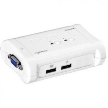 TRENDnet TK-207K 2-Port USB KVM Switch with VGA and Audio Support Azul
