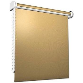 Victoria M - Estor semitransparente para ventanas y puertas 150 x 230 cm, Amarillo
