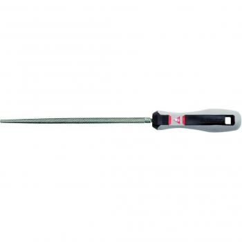 Bellota 4004-8 BAS. MB - Lima Redonda Basta para Mecánico con Mango Bimaterial, 8