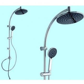 Columna de Ducha Brixo Comby Bienestar Multijet con Teleducha y Rociador Flexible