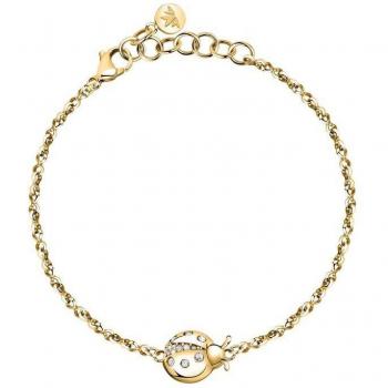 Pulsera Morellato de acero con cristales y mariquita