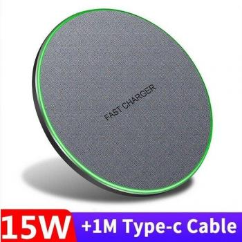 Cargador Inalámbrico Rápido FDGAO 30W/20W para iPhone 12, 11, XS, XR, X, 8 y Airpods Pro - Carga Qi para Samsung S20,