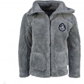 Peak Mountain Coral Sherpa Fleece Jacket for Girls