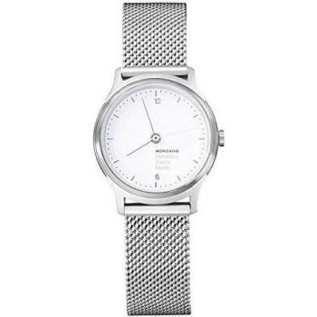 Mondaine Helvetica Light, Reloj de Acero Inoxidable para Mujer, MH1.L1110.SM, 26 MM