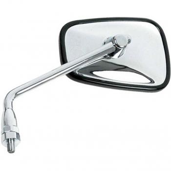Espejo retrovisor exterior izquierdo VICMA EK276I para Kawasaki Eliminator, color plata, compatible con modelo JY-150, código de producto 8430525101180