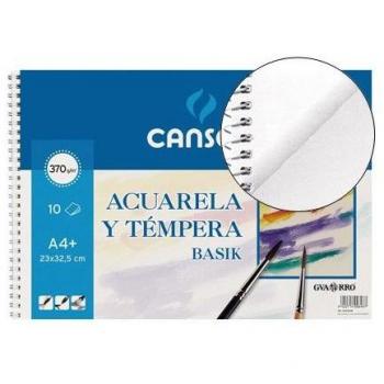 Bloc de Dibujo Acuarela Canson A3+ 10 Hojas 32,5 x 46 cm - Papel de Dibujo