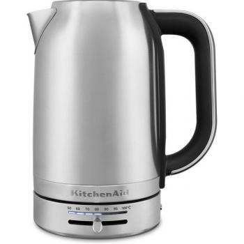 Hervidor de Agua Eléctrico KitchenAid 1,7L Acero Inoxidable 2400W con Control de Temperatura