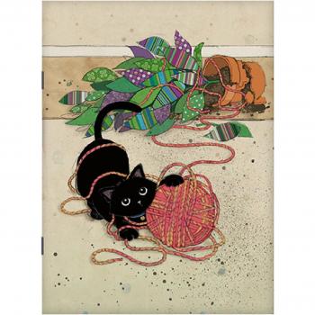 A5 Kitten Notebook - 48 Pages Kiub Bug Art