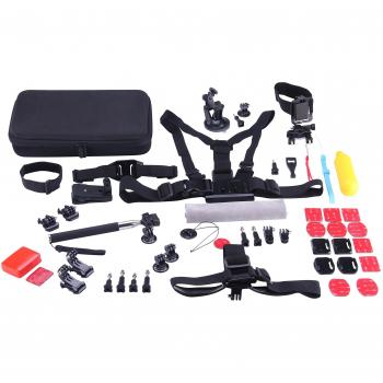 NK KA3060-AC - Kit accesorios para cámara acción, 53 en 1, varios colores