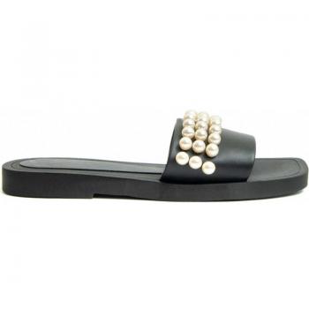Sandalias de Mujer Montevita Summi6 Negros, tipo casual, diseño cómodo y elegante, suela antideslizante, material sintético, plantilla acolchada para mayor confort