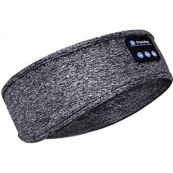Auriculares TWS Inalámbricos con Bluetooth y Micrófono, Máscara para Dormir, Diadema Deportiva con Sonido HiFi
