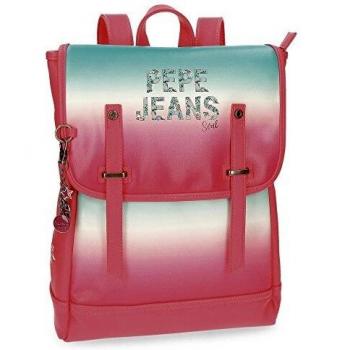 Pepe Jeans Nicole Mochila para Portátil 13,3 Multicolor 29x40x9 cms Piel Sintética 10.44L