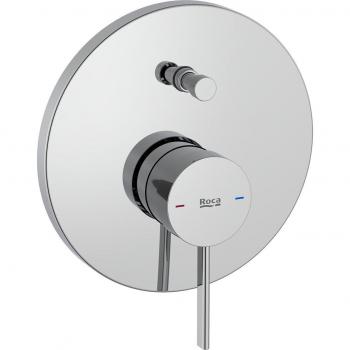Grifo empotrable monomando mezclador para bañera o ducha Roca Ona, color cromado