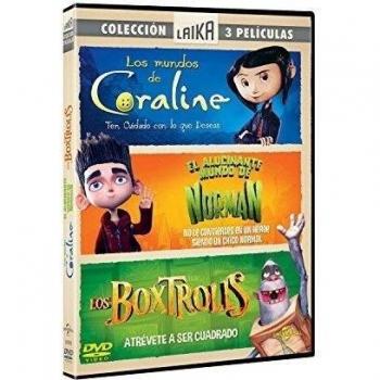 Pack Estudio Laika: Coraline + ParaNorman + Boxtrolls [DVD]