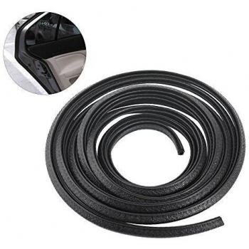 U protector coche, Aufeel 6M Protección de goma U Protector de Puerta de Coche Goma Borde de Coche Caucho Sello Protección de Borde Metal