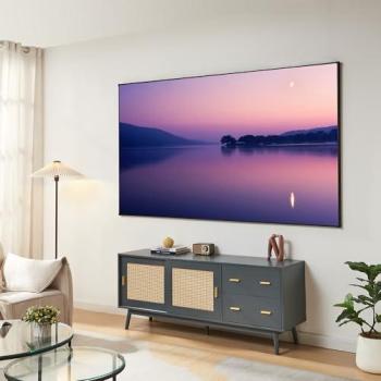 Pantalla de Proyector Väkhoga 100 Pulgadas 16:9 Mural ALR para Full HD 4K 8K HDR Color Gris