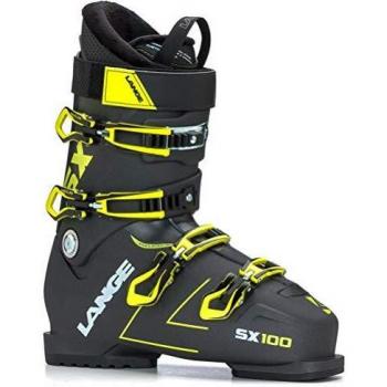 LANGE SX 100 Botas de Esquí, Hombre, Anthracite/Amarillo, 26.5