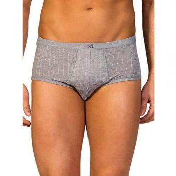 ZD ZERO DEFECTS Fly Front Senior Brief Size XL - Color Grey