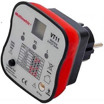 Multimetrix Arnoux MMXP06230304 - Probador de toma de corriente 2 P+T