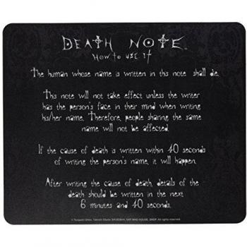 ABYstyle - Death Note - Alfombrilla de raton - notas instruccionales