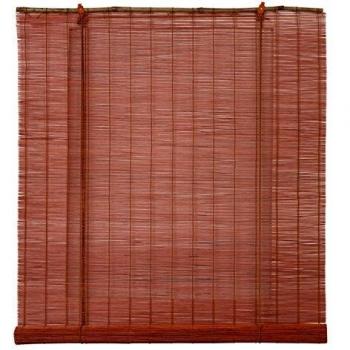 OCRES - Estor Enrollable Bambú Natural Terracota 60X175